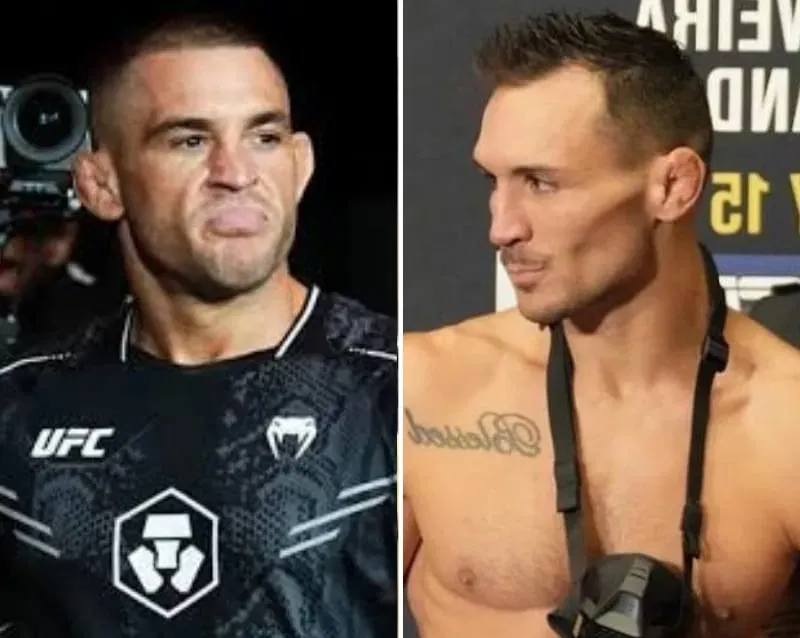 Dustin Poirier y Michael Chandler