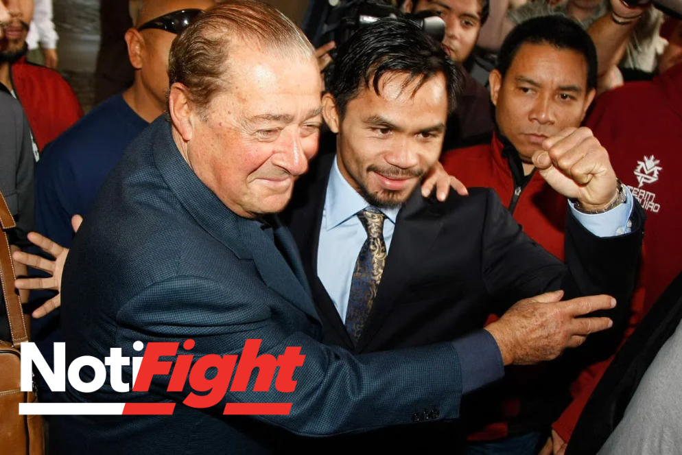 Bob Arum y Mannu Pacquiao / Top Rank