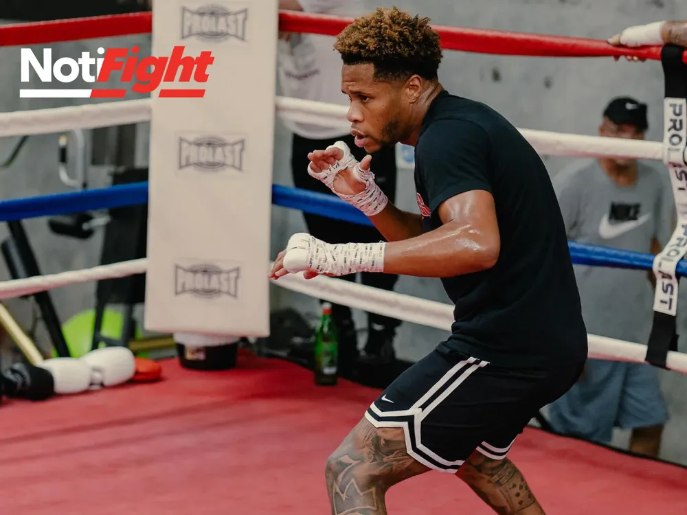 Devin Haney firma con Matchroom Boxing / Instagram: @realdevinhaney