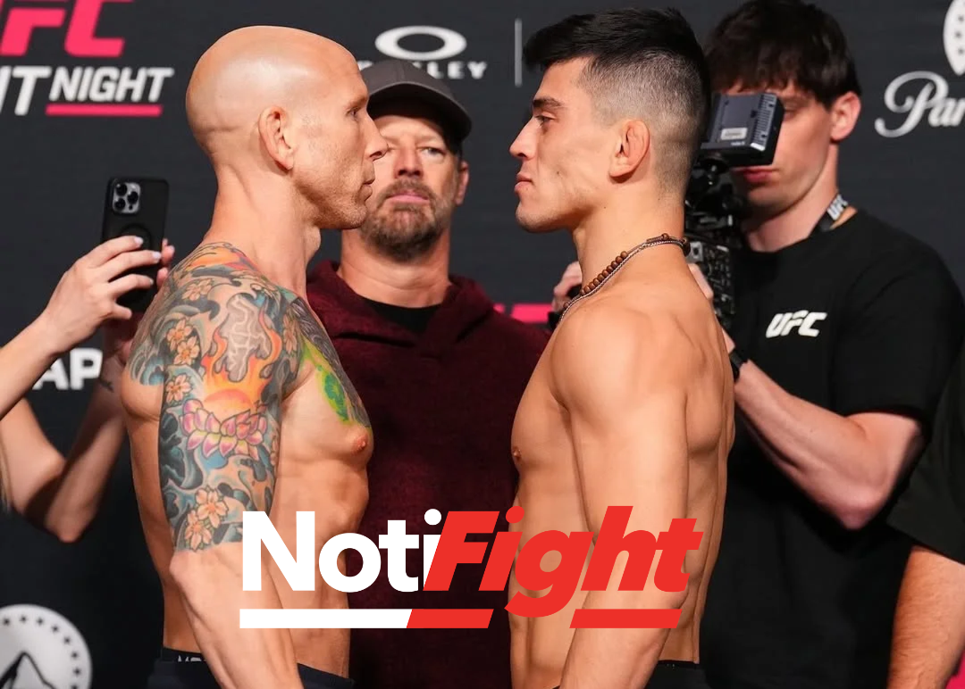 Josh Emmett y Kevin Vallejos. UFC / NG.