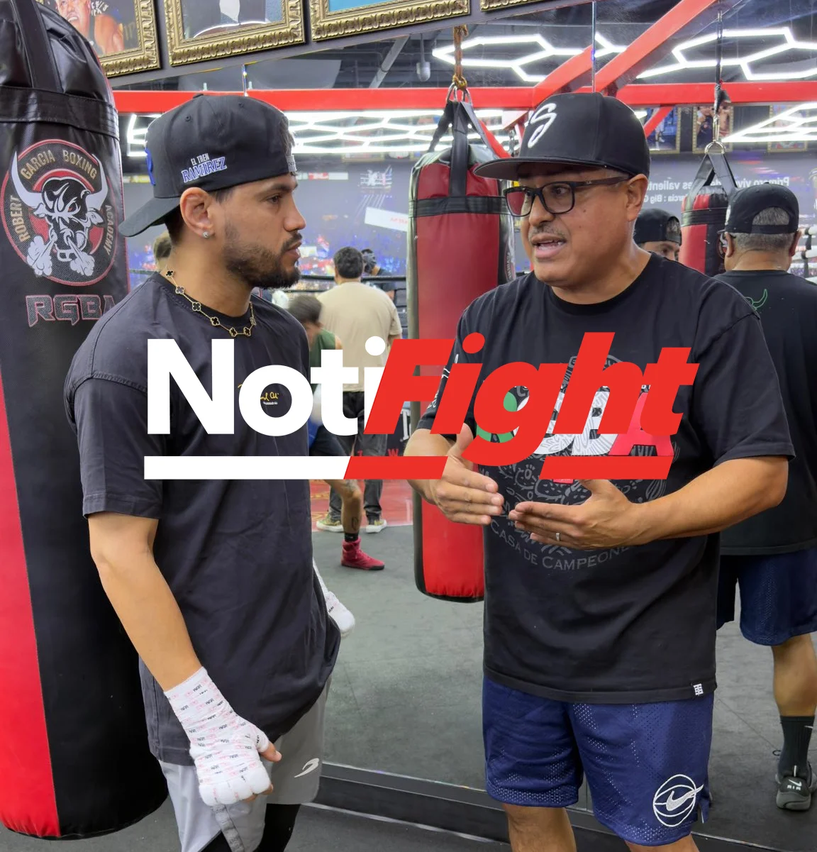 Robeisy Ramírez y Robert García InstagramElTrenRamirez 2