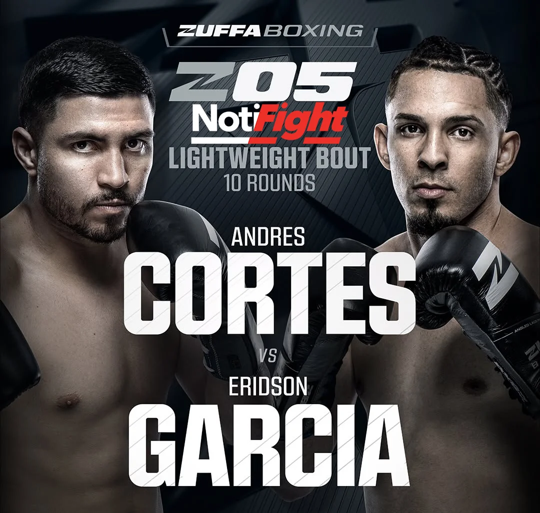 Cortes vs Garcia Poster Zuffa Boxing NF