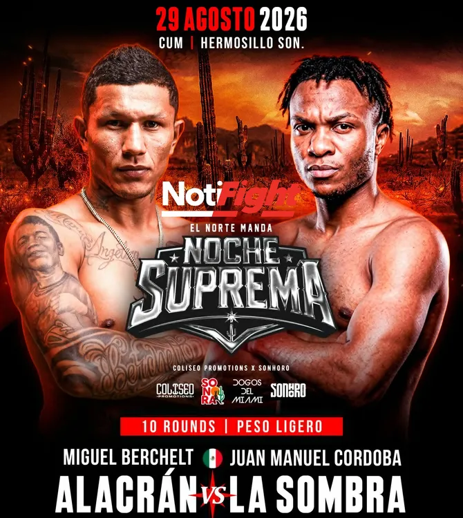 Berchelt vs Cordoba NocheSuprema NF