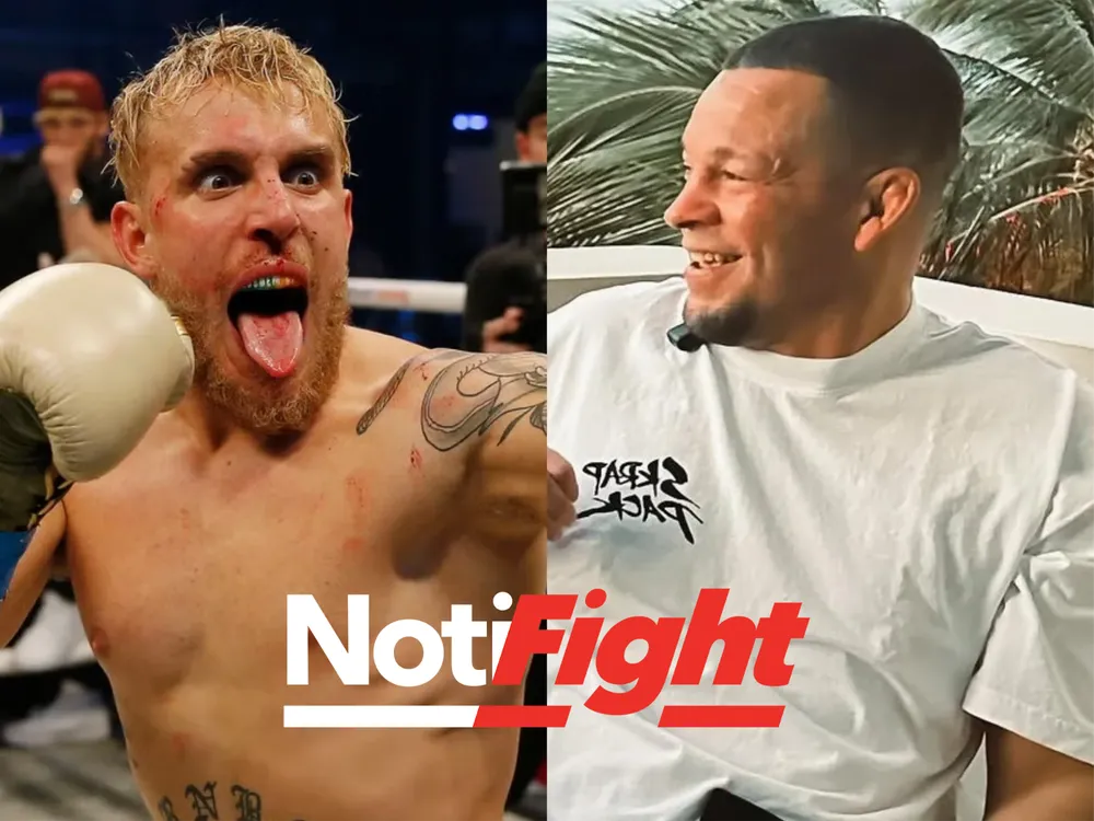 Jake Paul y Nate Díaz / UFC / IG / NF.